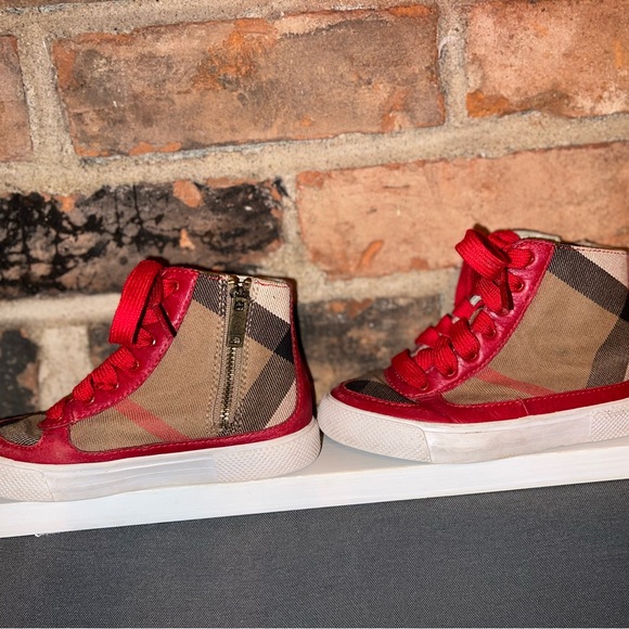 Burberry Merrison High-Top Sneakers - Picture 2 of 7